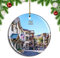 Weekino Dorf USA Amerika Vail Colorado Weihnachtsdekoration Christbaumkugel Hängender Weihnachtsbaum Anhänger Dekor City Travel Souvenir Collection Porzellan 2,85 Zoll