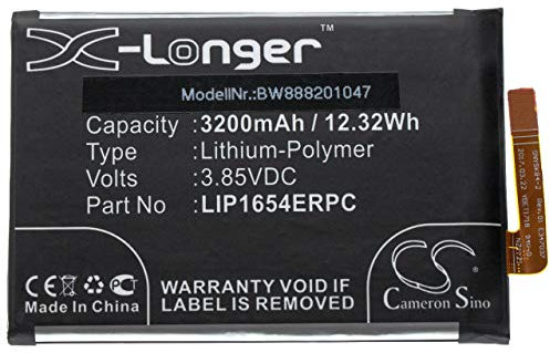 vhbw Akku kompatibel mit Sony Xperia XA2 TD-LTE Handy Smartphone Telefon (3200 mAh, 3,85 V, Li-Polymer)