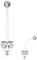 Treuheld® Schwangerschaftspiercing mit Herz und Kristall | 3 Farben [1.] - klar