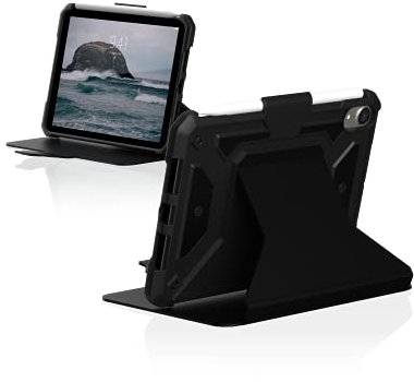 URBAN ARMOR GEAR Metropolis SE Case Apple iPad mini 6 / iPad mini 7 Hülle (A17 Pro - 7. Generation 2024, 6. Generation 2021, Standfunktion, Apple Pencil Halterung, Wake/Sleep) schwarz
