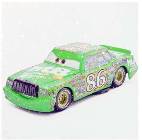 SuoSuo LZWJD Pixar Cars 3 Chick Hicks Police McQueen Mater Fabuleux Hudson 1: 55 Diecast Métal Alliage Modèle Voiture de Voiture pour garçons (Couleur : Chick Hicks)