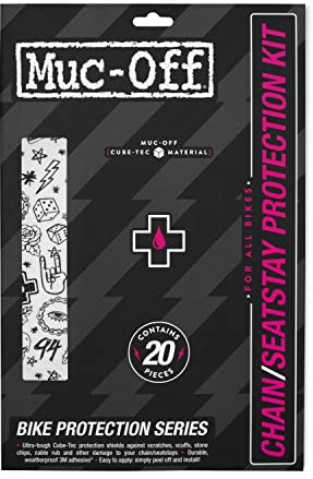 Muc-Off Unisex – Erwachsene Chainstay Protection Kit-Punk, Natur, Einheitsgröße
