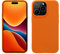 kwmobile Hülle für das iPhone 14 Pro Hülle - weiche und schlanke TPU Silikon Handyhülle - stoßabsorbierendes Flexibles Case - kabelloses Laden - Neon Orange