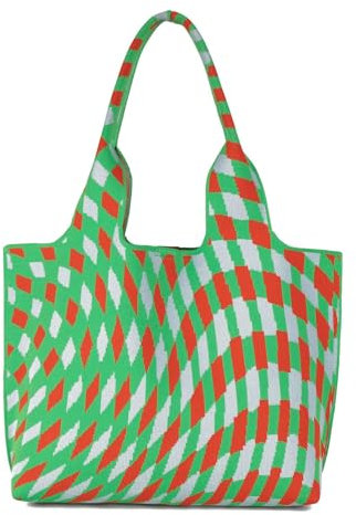 Oilily Stella Shopper Jasmine Knitwear Green mehrfarbig