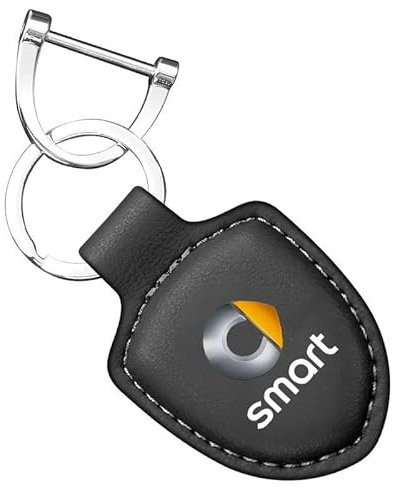 KROKII Schlüsselanhänger Zubehör, Für Smart fortwo 451 450 452 453 454 Cabrio Forfour Coupe Schlüsselanhänger Mode Geschenk Schlüsselanhänger Männer und Frauen.,E