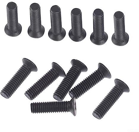 6 Stück Befestigungsschraube M5/M6 22 mm Linksgewinde für UNF-Bohrfutter-Schaft-Adapter