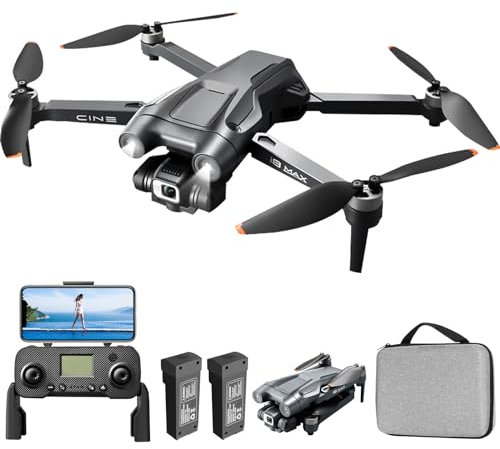 Mingfuxin GPS Drone Avec Caméra 4K, Drones Quadricoptère Pliable RC Pour Adultes Débutants, Drones FPV Vidéo En Quadcopter Direct 5G Wifi Avec Retour Automatique À La Maison Gps, Moteur Sans Balais