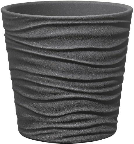 SK Soendgen Sonora Cache-pot en céramique Anthracite Ø 7 cm