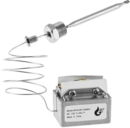 TEENGSE 1177 Interruttore friggitrice ad alto limite, termostato di sicurezza ad alto limite, LCCM080360000, termostato con taglio di sicurezza Hi Limit compatibile con friggitrice a gas modello serie