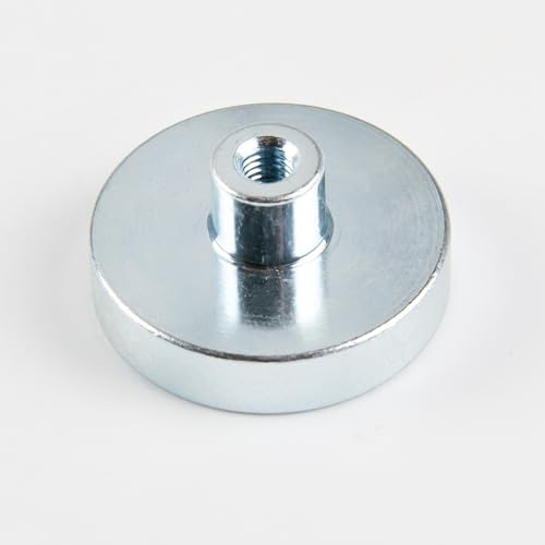 Magna-C® Neodym-Topfmagnet | Neodym Magnet mit Gewindebuchse M5 Ø32x7,0mm | Magnetsystem für Werkstatt und Industrie extrem starke Haftkraft (35KG)