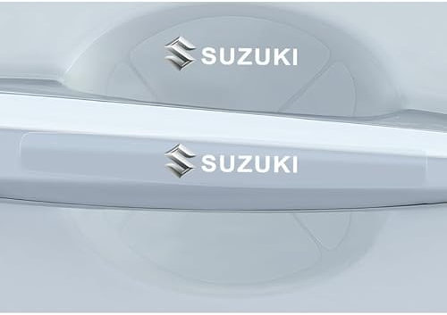 MJITA 8 Stück Auto-Innen Türgriff-dekorative Aufkleber, für Suzuki Jimny Samurai Vitara XL Alto Ignis Grand Vitara Swift SX4 S Cross Kratzschutz Verschleißfestigkeit Autotür Griffe Aufkleber