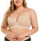 FROGTEST Taikay Push-up-BH, Taikay-BH, Nakans Rückenglättung, Push-up-BH, Anti-Aging, tiefer Schalen-BH für Damen, hautfarben, 100B