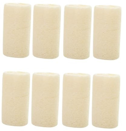 Housoutil 2 Sets Luffa-schwamm-pads Peeling-bürste Luffa-handtuch Zum Schrubben Von Bad und Körper Natürlicher Luffa-schwamm 4 Stück