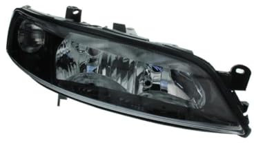 EDA PREMIUM auto Scheinwerfer Rechts passend für OPEL VECTRA B 1999-2003, ohne Motor, elektrisch, mechanisch, Schwarz, H7/H7, ECE