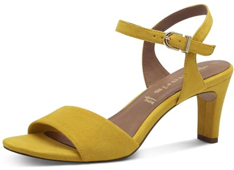 Tamaris Sandalette Damen Vegan Elegant gelb,EU 42