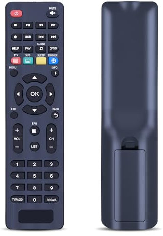 GOUYESHO Neu Ersatzfernbedienung für Telesystem TS9018 TS9015 TS9016 Fuba ODE715 HD ODE716 HD ODE718 HD KT1045 TS9018HEVC ODE718HEVC