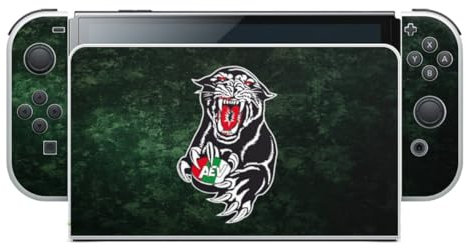 DeinDesign Skin kompatibel mit Nintendo Switch OLED Folie Sticker Fanartikel Augsburger Panther Eishockey