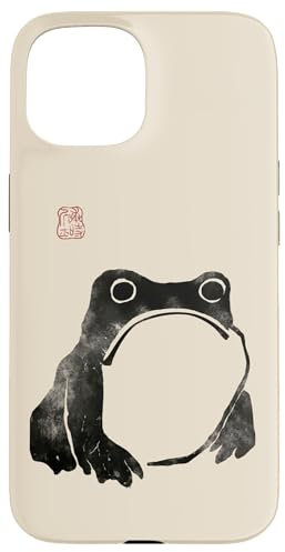 Matsumoto Hoji Frog, Japanese Woodblock Case for iPhone 15