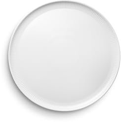 Eva Trio | Legio Nova Pizzateller 31,5 cm | Flaches Modell mit erhöhtem Rand, der das Schneiden von Pizza erleichtert | White