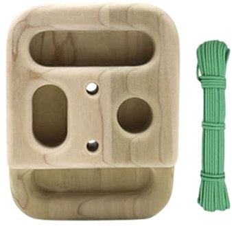 Uqezagpa Tabla de escalada portátil para colgar en el antebrazo, fortalecedor de dedos, tabla de entrenamiento de escalada, gimnasio, equipo de fitness