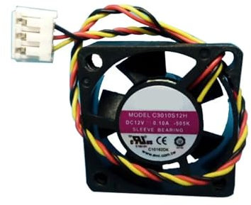 1 ventilateur de refroidissement silencieux C3010S12H 30 x 30 x 10 mm, 3 x 3 cm, 3010, 30 mm, 12 V, 3 cm
