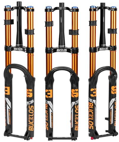 AEYINO 27,5/29 Downhill Luftfedergabel 180mm Federweg 15x110 Boost | 36mm Standrohr MTB Steckachse Gabel mit Einstellbare Zugstufe für Mountainbike AM DH