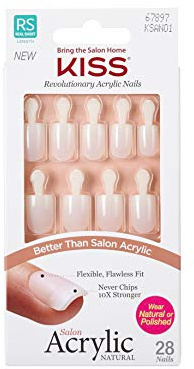 Kiss Salon Acrylic Natural Brief Encounter (2 Pack)