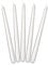10 Spitzkerzen Perlmutt Weiß Metallic 24cm Tischkerzen Tafelkerzen Leuchterkerzen Stabkerzen Kerzen Perle