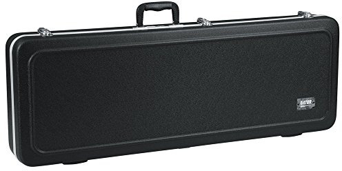 Gator Cases Deluxe ABS Koffer für Strat/Tele Style E-Gitarren mit LED-Innenbeleuchtung (GC-Electric-LED), schwarz