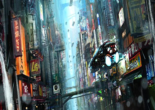 Poster Blade Runner Nacht Strasse Stadt