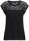 ONLY Women's onlNICOLE S/S Mix TOP NOOS T-Shirt, Black (Black), S
