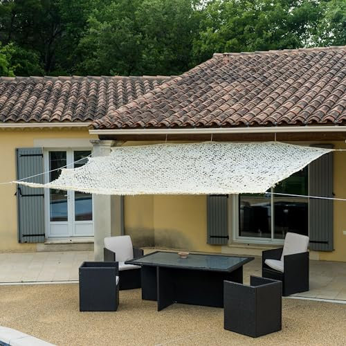WERKA PRO Toile d'ombrage ajourée Beige 120 g/m2 2 x 3m