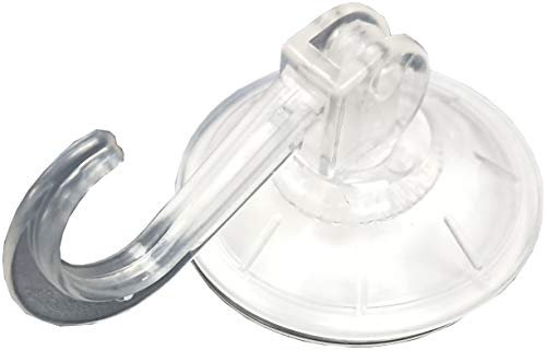 Merriway BH06637 Lot de 2 crochets à ventouse à levier Transparent 55 mm