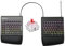 KINESIS Gaming Freestyle Edge RGB Split Mechanical Keyboard | Cherry MX Linear Red Switches | RGB | Ergonomic | Detachable Palm Support | Fully Programmable | TKL | Available Tenting