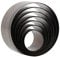 7pcs Outil De Perforation Rond en Cuir Bell Cutter Maroquinerie Outils de Bricolage, 25mm, 30mm, 35mm, 40mm, 45mm, 50mm, 55mm