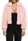 FANCYINN Veste en Fausse Fourrure Courte en Peluche pour Femmes surdimensionné Manteau d'hiver en Fausse Fourrure floue avec Poches pour Femmes Rose L