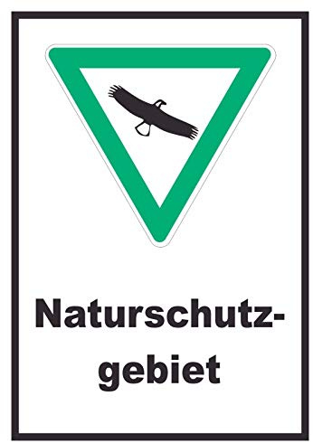 HB-Druck Naturschutzgebiet Schild A5 (148x210mm)