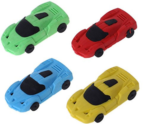 Niedlicher Gummi-Radiergummi fürs Auto, tragbar und nützlich