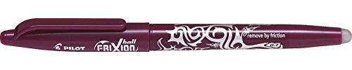 Pilot Chaleur De La Ligne De Milieu De Frixion/Friction Effaçable Stylo Pointe De 0.7mm - Vin Rouge