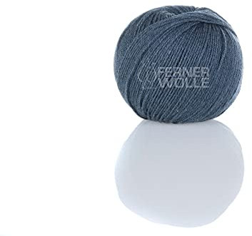 Ferner Wolle Merinowolle Seide Vielseitige V916, 50g weiche Premium Sockenwolle mit Seide und Merino zum Stricken & Häkeln