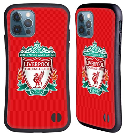 Head Case Designs Officially Licensed Liverpool Football Club Full Colour Home Crest Designs Hybrid Case Compatible With Apple iPhone 12 / iPhone 12 Pro