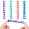 4 Stück Fingerfalle Chinesische Fingerfalle in Sortierten Farben Klassische Holz Finger Falle Spielzeug für Geburtstag Party Trick Mitgebsel