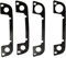 VHEUHZ 4 Sello goma Manija Puerta Maneta Exterior Derecho Delantero izquierda trasera compatible con BMW 3er E36 5er E34 E32 Z3