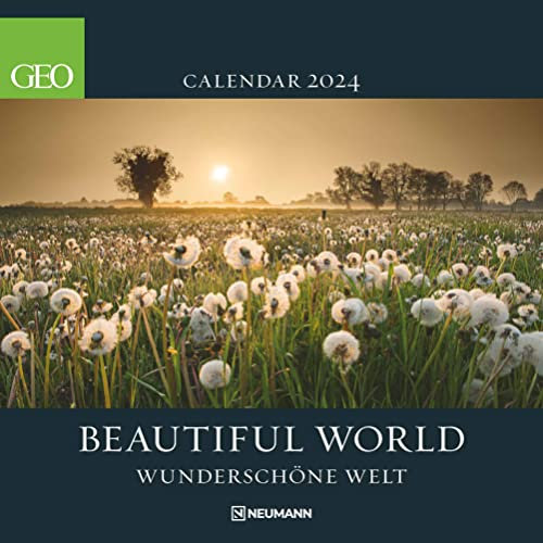 GEO Beautiful World 2024 - Wand-Kalender - Natur-Kalender - Broschüren-Kalender - 30x30 - 30x60 geöffnet