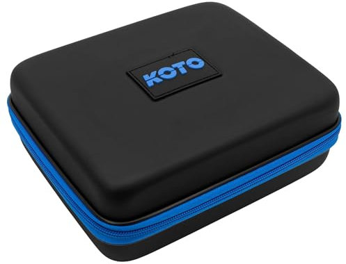 KOTO darts KOTO - Dartwallet Eva Large Blau, Darttasche mit Reissverschluß, Dartetui Logo, Dart Hülle, Dartkoffer, Darts Box