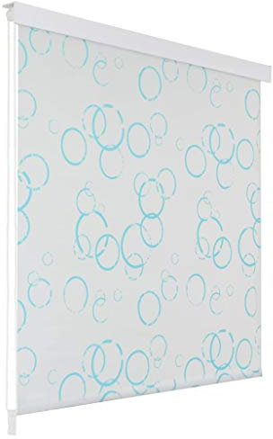 Duschrollo 160 x 240 cm Bubble mit Blasen-Design
