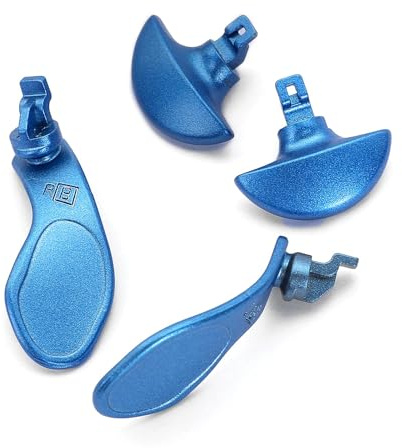 IKPEK Lot de 4 palettes arrière métalliques pour manette de PS5 Edge, boutons arrière interchangeables en acier inoxydable pour manette PS5 Edge – Contrôleur non inclus