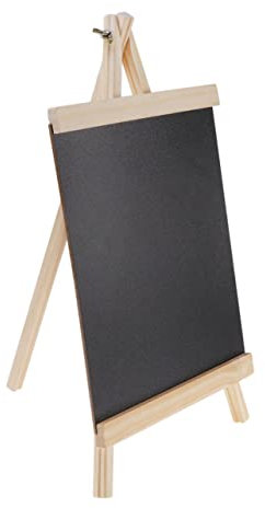MAGICLULU 1stk Hochzeit Holzdekor Desktop- Vintage-schilder Schreibtisch- Vintage- Tischdekoration Nachricht Tafel Hölzern Vertikal