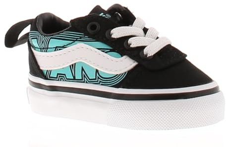 Vans Ward, Zapatillas Unisex niños, Glow Vans Neon Blue and Black, 21 EU