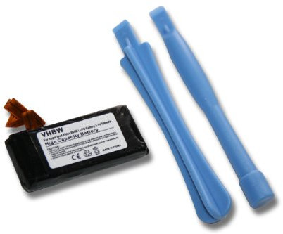 vhbw Akku kompatibel mit Apple IPod Video MA147X/A, MA147LL/A, MA147TA/A, MA147KH/A MP3-Player Musik Player (700 mAh, 3,7 V, Li-Polymer)
